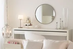 میز آرایش سفید MALM ، عرض 120 سانتی متر x 41 سانتی متر.  - IKEA