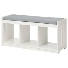 نیمکت ذخیره سازی PANGET ، سفید - IKEA