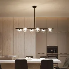 چراغ آویز روشنایی لوستر چراغ سقفی ثابت مدرن |  اتسی