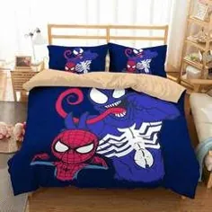 سرویس خواب سه بعدی سفارشی Venom & Spider-Man سرویس خواب روتختی سرویس خواب