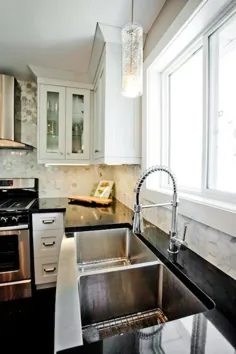 میزهای آشپزخانه گرانیت مطلق - مدرن - آشپزخانه - طراحی مادیسون تیلور
