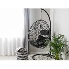 صندلی معلق Rattan مشکی ALATRI