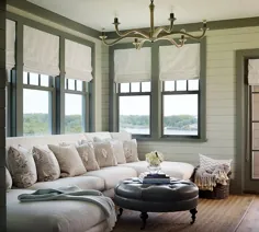 خانه ساحلی به سبک شینگل با فضای داخلی کلاسیک ساحلی