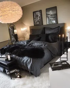 طراحی زیبایی دنج اتاق خواب هنگامی که شب های طولانی می خواهید