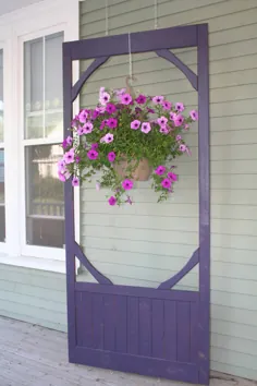 27 روش خلاقانه برای استفاده از درب های قدیمی به عنوان تزئینات فضای باز
