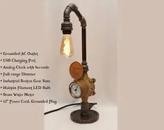Steampunk & Industrial Pipe Lamps توسط SteveGallagherLamps
