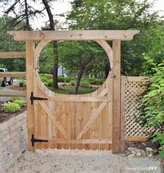 ایده ها و پروژه های زیبا و جالب DIY Garden Gate • دستکش باغچه