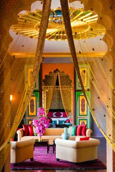 هتل کاخ صحرا مراکش ، طراحی توسط شرق شناس کلیسای استوارت