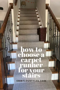 نحوه انتخاب یک دونده فرش برای پله های خود |  سبک های امی لو