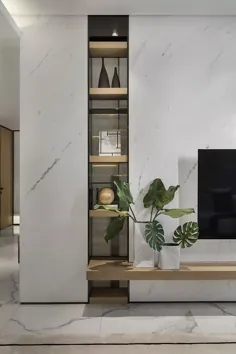 10 روش برای تزئین دیواری که تلویزیون خود را آویزان می کنید |  دکوهولیک