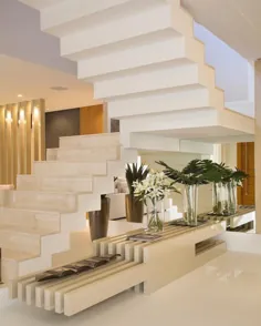 Escadas modernas: 60 modelsculturais para seu projeto