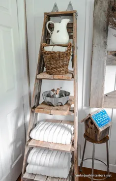 زندگی (نزدیک) یک Cabin Life با ایده های ذخیره سازی حمام