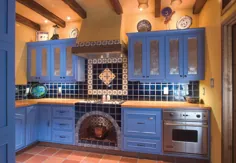 آشپزخانه مکزیکی - منبت کاری چوبی