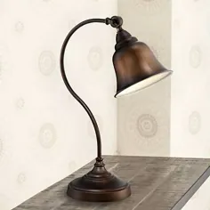 Lite Source Gianna Antique Copper Desma Lamp - # 7N594 |  لامپ به علاوه