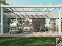 ایوان پشت بام شیشه ای Weinor Terrazza |  سقف شیشه ای و آلومینیومی |  سایبان های سامسون و روکش های تراس