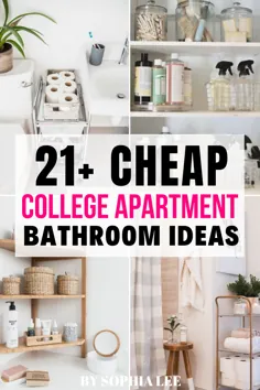 21 ایده برتر حمام در آپارتمان کالج که ثابت می کند شما می توانید حمام ها را خوب نشان دهید