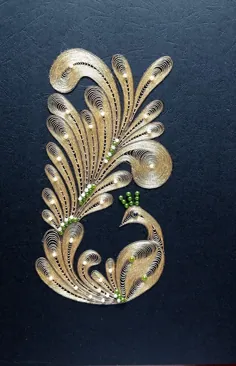 طاووس طلایی فیلیگرین