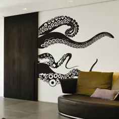 36.85 US $ | بزرگ Kraken Octopus Tentacles Vinyl Wall Decal دکوراسیون خانه اتاق نشیمن 3D اتاق خواب برچسب دیوار گرافیک | عکس برگردان دیواری وینیل | برچسب های دیواری اتاق خواب برچسب های اتاق خواب - AliExpress