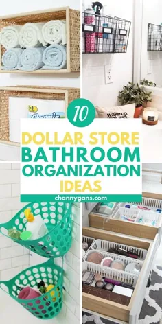 10 ایده سازماندهی حمام فروشگاه دلار DIY و آسان