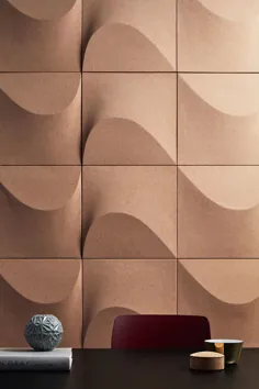 طراح مشهور بین المللی یک صفحه دیواری ساخته شده از چوب پنبه برای Abstracta - ScandinavianDesign.com ایجاد می کند