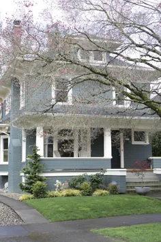 خانه ای التقاطی 1910 در پورتلند که از خراش تزئین شده است