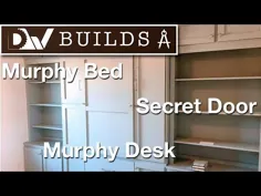 تخت مورفی ، میز مورفی و درب مخفی - DW Builds