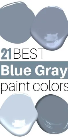 21 بهترین رنگ رنگ خاکستری آبی
