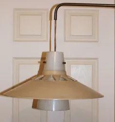 VINTAGE 1960s DANISH MODERN HANGING LIGHT FIXTURE لامپ سقفی لامپ مد