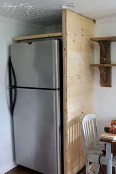 بروزرسانی آشپزخانه: ساخت کابینت یخچال