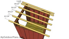 6x6 نقشه های سقف ناب و ناب |  MyOutdoorPlans |  طرح ها و پروژه های رایگان نجاری ، DIY Shed ، Wooden Playhouse ، کلاه فرنگی ، Bbq