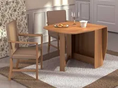 30 ایده برای طراحی میز تاشو صرفه جویی در فضا برای اتاق های کوچک کاربردی