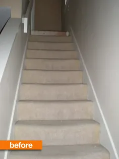 قبل و بعد: Kelly’s Staircase Remodel با بودجه