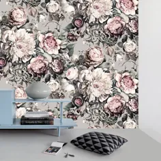 کاغذ دیواری Dark Floral II
