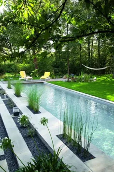 استخرهای Schmale برای kleine Gärten lassen Sie doch die Freude am Wasser genießen - Fresh Ideen für das Interieur، Dekoration und Landschaft