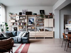 یک آپارتمان اسکاندیناویایی با کف تا سقف پنجره ها - THE NORDROOM