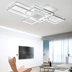 68cm led plafondlamp vierkante vorm wandlamp lineair design inbouwspots aluminium modern eigentijds geverfd 85-265v 2021 - 261.31 دلار آمریکا