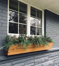 جعبه های پنجره DIY و نحوه اتصال به آجر - Sedar & Stone Farmhouse