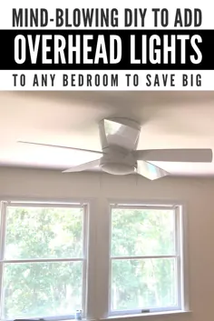 راهنمای DIY برای اضافه کردن نورپردازی بالای اتاق خواب
