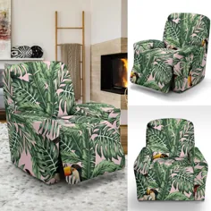 صندلی تکیه دار صندلی تکیه دار نخل سبز جنگلی Toucan Tropical