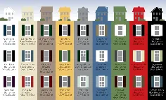 رنگهای کرکره ای و خانه شما |  Timberlane Shutter Experts