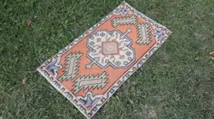 گلیم فرش اوشاک فرش کوچک فرش ورودی 2x3 فرش ترکی |  اتسی