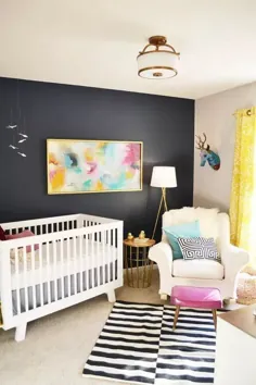 18 دلیل زیبا برای رنگ آمیزی دیوارهای مهد کودک خود به رنگ سیاه