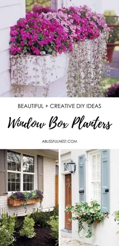 ایده های جعبه گیاهان پنجره زرق و برق دار برای لباس پوشیدن ویندوز شما