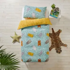Wild Cover Kids Cover Cover Duvet Teal
