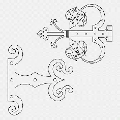 الگوهای صفحه لولا درب قرون وسطی