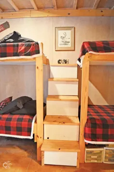 تختخواب سفری DIY با پله