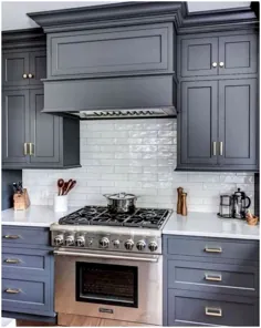 ایده های طراحی کابینت آشپزخانه خاکستری 15+ باور نکردنی