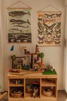 اسباب بازی های چوبی و اتاق Inspo را بازی کنید