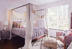 الهام از اتاق خواب بوهمی: چهار تخت پوستر با ویبوهای شیک Boho