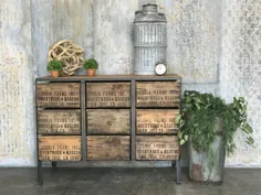 9 صندوق کشو صندوق چوبی Vintage و چوب انبار 100 ساله |  اتسی